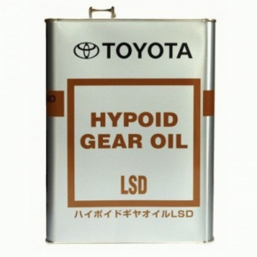 Масло трансмиссионное Toyota hypoid lsd 85w-90/gl-5, 4л, минерал