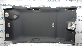 Обшивка потолка Subaru Forester 25-26 без люка, черная, без накладок, заломы, царапины, надорван
