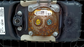 Торпедо передня панель з AIRBAG Mercedes W167 GLE 20-23 шкіра темно-сіра, без проекції, іржавий піропатрон