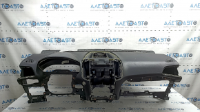 Торпедо передня панель з AIRBAG Ford Edge 19-24 чорна start-stop, потерта