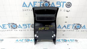 Накладка центральной консоли задняя Subaru Forester 25-26 черная, с карманом, царапины