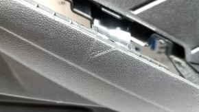 Обшивка дверей картка задня права Ford Escape MK4 23-26 чорна, підлокітник шкіра чорна, з чорною ручкою, подряпини, потертість