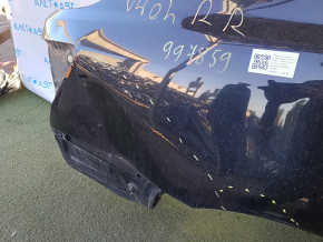 Четверть крыло задняя правая Toyota Camry v40 07-11 отпилена с центральной стойкой, черная, ржавая, замятина, тычки