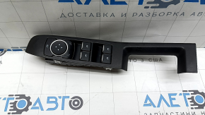 Управление стеклоподъемником передним левым Ford Escape MK4 20-26 с черной накладкой, хром, потертости