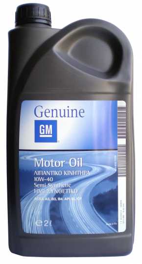 Олія моторна GM 10w-40 SL, 2л, напівсинтетик