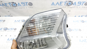 Поворотник правый Ford Escape MK3 17-19 рест, белый с птф, под полировку