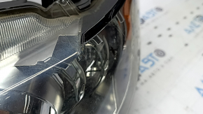 Фара передняя левая в сборе Lexus ES300h ES350 13-15 дорест ксенон + LED DRL, царапины, песок