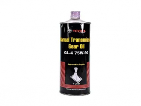 Масло трансмиссионное Toyota Gear Oil LT 75w-90 gl-4, 1л, синтетик