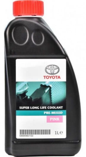 Антифриз Toyota 1л розовый готовый super long life coolant