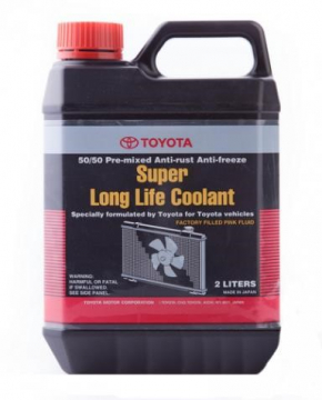 Антифриз Toyota 2л розовый готовый super long life coolant