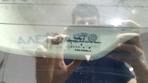 Дверь багажника голая со стеклом Ford Escape MK3 17-19 рест, черный G1, с трапецией и поводком заднего дворника, царапины на стекле