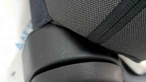 Сидіння пасажирське Subaru Forester 25-26 без Airbag, тканина темно-сіра + світло-сіра, синій рядок, механіка, під чищення, подряпини на пластику