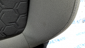 Сидіння пасажирське Subaru Forester 25-26 без Airbag, тканина темно-сіра + світло-сіра, синій рядок, механіка, під чищення, подряпини на пластику