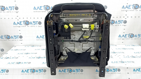 Сидіння пасажирське Subaru Forester 25-26 без Airbag, тканина темно-сіра + світло-сіра, синій рядок, механіка, під чищення, подряпини на пластику