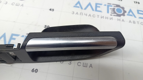 Накладка керування склопідйомником переднім лівим Ford Escape MK3 13-19 чорна з хромом, подряпинами