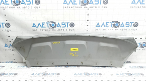 Накладка губы переднего бампера Ford Escape MK3 17-19 рест серебро, царапины, сколы
