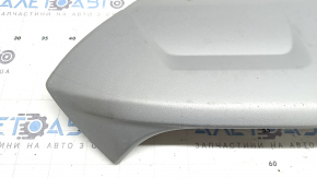 Накладка губы переднего бампера Ford Escape MK3 17-19 рест серебро, царапины, сколы