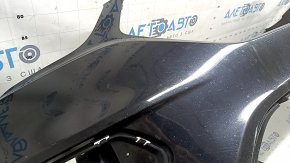 Бампер передний голый Ford Escape MK3 17-19 рест, под парктроники, черный, сколы