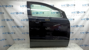 Дверь в сборе передняя правая Ford Escape MK3 13-19 keyless, черный G1, триплекс, тычка