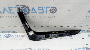 Накладка торпеди права Ford Escape MK3 17-19 чорна глянець, подряпини