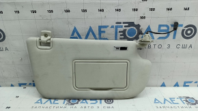 Козирок правий Ford Escape MK3 13-19 сірий, з підсвічуванням, з гачком та заглушкою, під хімчистку