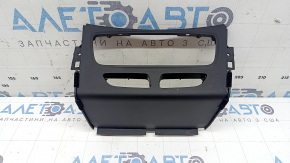 Накладка управления климат-контролем Ford Escape MK3 17-19 черная, царапины
