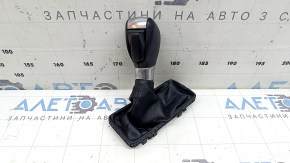 Ручка КПП із кожухом Ford Escape MK3 17-19 шкіра чорна, подряпини, під хімччистку