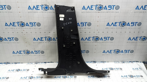 Накладка центральной стойки нижняя правая Ford Escape MK4 20-26 черная, царапины, потертости