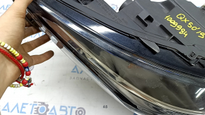 Фара передня права в зборі Infiniti QX50 19-22 LED, адаптив, під полірування, поліз лак, жовтий LED