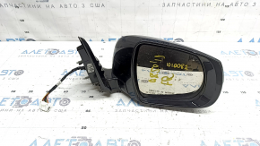 Зеркало боковое правое в сборе Infiniti QX50 19-22 16 пинов, автосклад, камера, поворотник. серебро