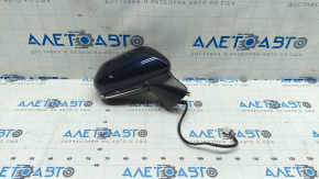 Дзеркало бічне праве у зборі Toyota Camry v70 18-24 7 пінів, поворотник BSM, синє