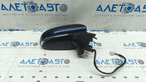 Дзеркало бічне праве у зборі Toyota Camry v70 18-24 7 пінів, поворотник BSM, синє