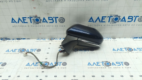 Дзеркало бічне ліве у зборі Toyota Camry v70 18-24 7 пінів, поворотник, BSM, синє
