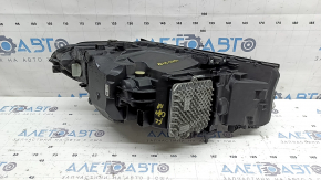 Фара передняя левая в сборе BMW 5 G30 17-20 LED Corona Rings S524A с креплением, под полировку, желтит LED