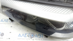 Фара передняя левая в сборе BMW 5 G30 17-20 LED Corona Rings S524A с креплением, под полировку, желтит LED