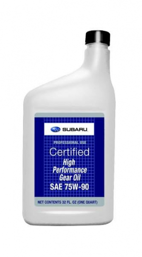 Масло трансмиссионное Subaru Gear Oil 75w-90 GL-5, 0,946л, синтетик