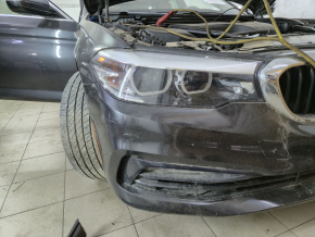 Фара передняя правая в сборе BMW 5 G30 17-20 LED Corona Rings S524A с креплением, под полировку, не работает DRL