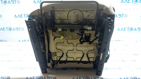 Сидіння пасажирське Toyota Camry v70 20-24 з airbag, механічне, з підігрівом, бежева тканина, сіра вставка, сіра строчка, під хімчистку, іржа на каркасі
