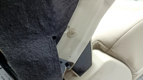 Сидіння пасажирське Toyota Camry v70 20-24 з airbag, механічне, з підігрівом, бежева тканина, сіра вставка, сіра строчка, під хімчистку, іржа на каркасі