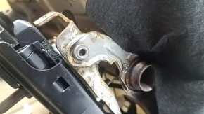 Сидіння пасажирське Toyota Camry v70 20-24 з airbag, механічне, з підігрівом, бежева тканина, сіра вставка, сіра строчка, під хімчистку, іржа на каркасі