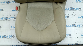 Сидіння водійське Toyota Camry v70 20-24 з airbag, електро, з підігрівом, бежева тканина, сіра вставка, сіра строчка, під хімчистку, подряпина, потертість, іржа на каркасі