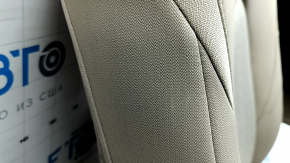 Сидіння водійське Toyota Camry v70 20-24 з airbag, електро, з підігрівом, бежева тканина, сіра вставка, сіра строчка, під хімчистку, подряпина, потертість, іржа на каркасі