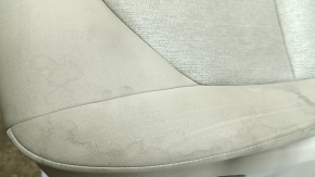 Сидіння водійське Toyota Camry v70 20-24 з airbag, електро, з підігрівом, бежева тканина, сіра вставка, сіра строчка, під хімчистку, подряпина, потертість, іржа на каркасі