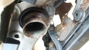 Сидіння водійське Toyota Camry v70 20-24 з airbag, електро, з підігрівом, бежева тканина, сіра вставка, сіра строчка, під хімчистку, подряпина, потертість, іржа на каркасі