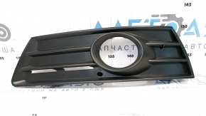 Решітка переднього бампера ліва VW CC 09-12 під птф