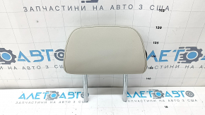 Подголовник 2 ряда центральный BMW X3 G01 18-21 кожа, бежевый OYSTER, с черное накладкой