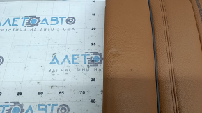 Спинка заднего ряда сидений правая BMW 5 G30 17-23 кожа Dakota, светло-коричневая, Sport line, под химчистку