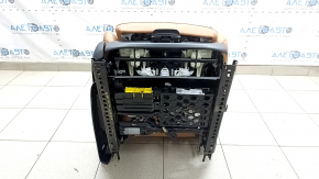 Сиденье пассажирское BMW 5 G30 17-20 с airbag, электрическое, подогрев, кожа Dakota, светло-коричневая, Sport, с подголовником, под химчистку