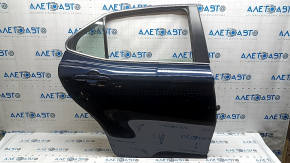 Дверь в сборе задняя правая Toyota Camry v70 18-24 синий 221, царапины, потертости, тычка