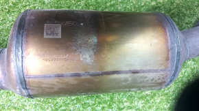 Выпускная трасса с бочкой Ford Escape MK4 20-26 1.5T FWD с заслонкой, катализатором, ржавая
